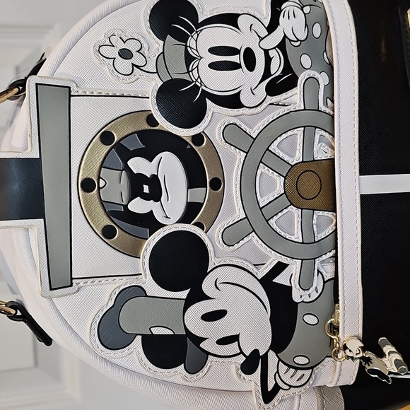 Disney Parks Loungefly Steamboat Willie Backpack NWOT main image 10